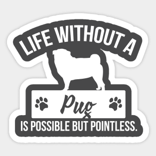 Pug Sticker